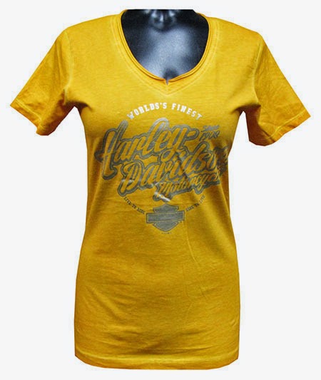 http://www.adventureharley.com/harley-davidson-womens-v-neck-tee-hd-lemon