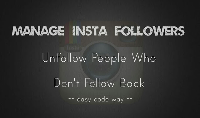 Unfollow people who don't follow back