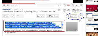 Cara Memasukkan Video Youtube Ke Posting Blog