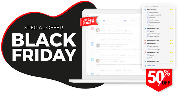 Get 50% off NapoleonCat’s annual plan - Black Friday