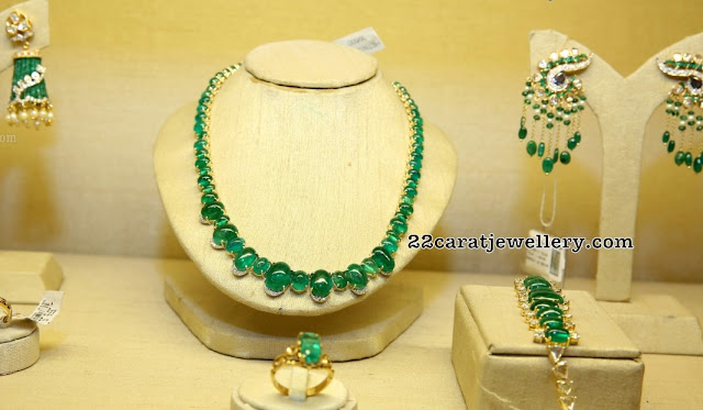 Emerald Beads Fancy Necklaces