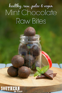 Healthy Raw Mint Chocolate Bliss Balls Recipe