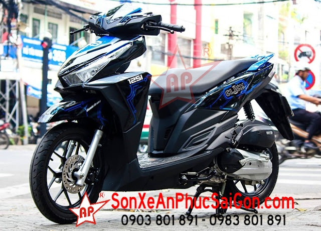 Bảng giá sơn xe Honda Click