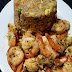 Vegetable Fried Rice with Butter & Garlic Shrimp