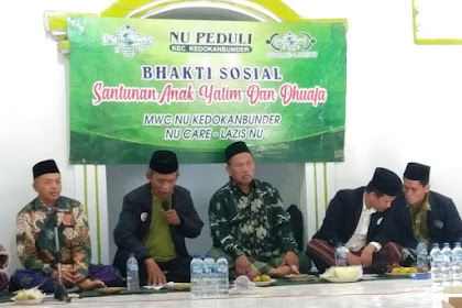 Pemdes Jayalaksana Apresiasi Kemaslahatan Kerja-kerja Kemanusiaan MWCNU Kedokanbunder