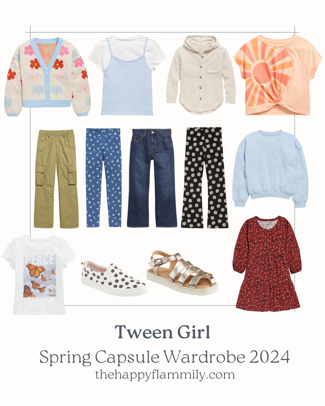 Old Navy Spring Girls Capsule Wardrobe