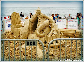 Revere Beach 2014 National Sand Sculpting Festival: "Spawn Of Medusa"