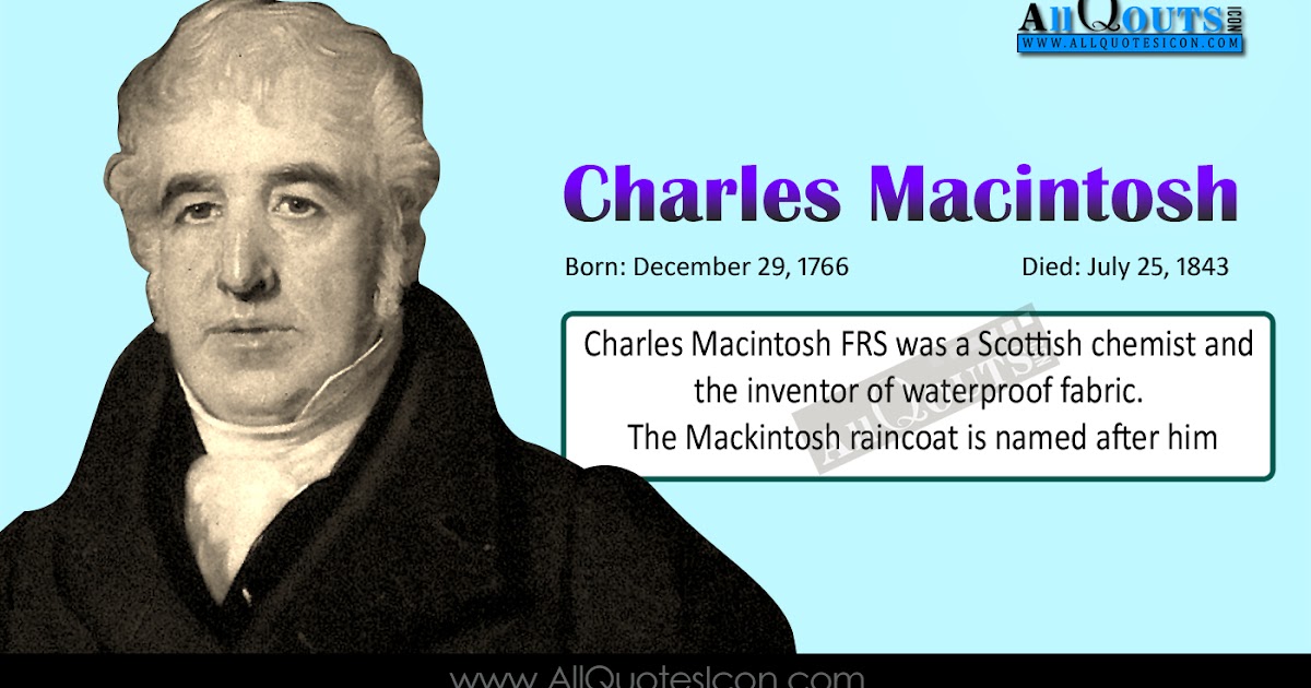 Charles Macintosh Birthday Wishes images HD Wallpapers 