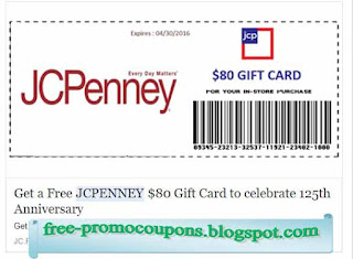 Free Printable JcPenney Coupons