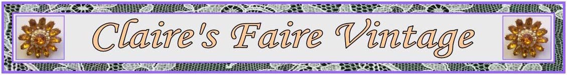 Claire's Faire Vintage