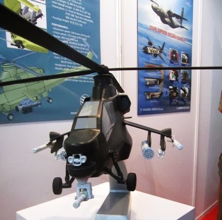 Model Helikopter Serang Gandiwa yang dikembangkan PT Dirgantara Indonesia