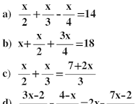 Exemplo De Equação Do Primeiro Grau