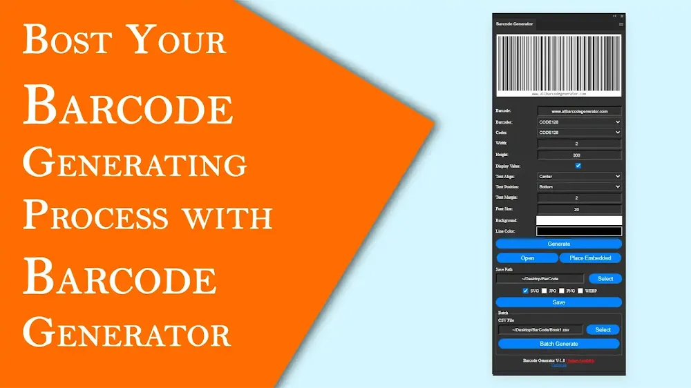Barcode Generator overview Video
