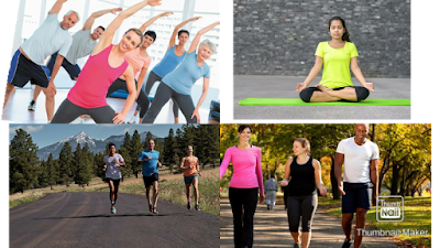Jogging walking yoga benefits for cold and cough breathing problems and moochu thinaral
