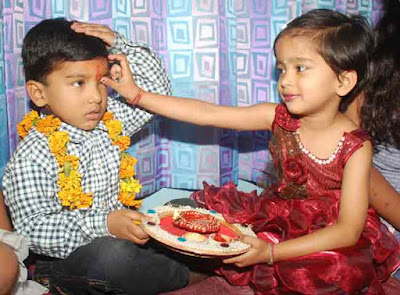 festival bhai dooj sister and brother celebration