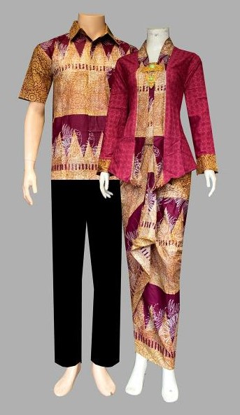 30 Model Baju Kebaya Batik Couple Modern Terbaru 2020