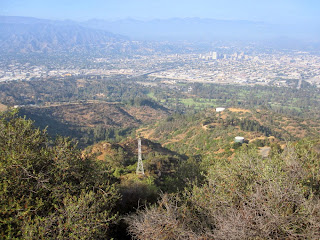 View northeast from Mount Bell, Griffith Park