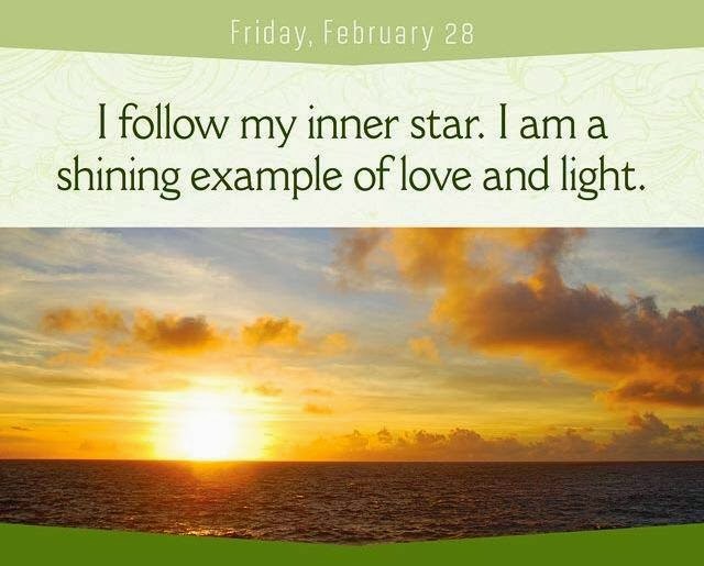 Affirmation for today ~ Friday, February 28 ♥