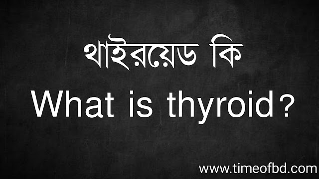 থাইরয়েড কি | What is thyroid?