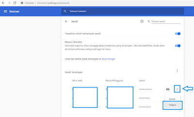 Cara Melihat Password Tersimpan di Google Chrome