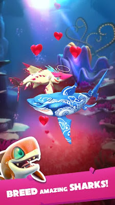 تحميل لعبة Hungry Shark Heroes مهكرة