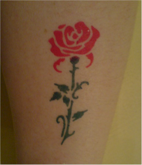 The most common meaning behind the rose tattoo is the representation of 
