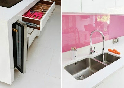 Desain Dapur Cantik Warna Pink | Sumber gambar : images.google.com