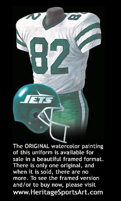 New York Jets 1990 uniform