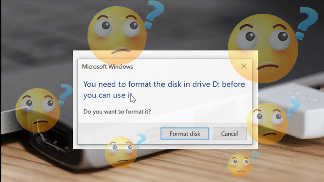 حل-مشكلة-You-Need-to-Format-the-Disk-in-Drive-Before-You-Can-Use-It-عند-استخدام-الفلاشة