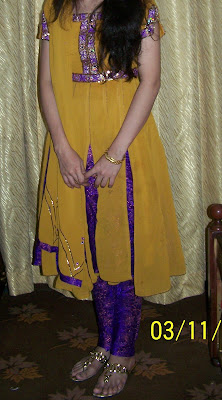 Beautiful yellow dresses for mehndi