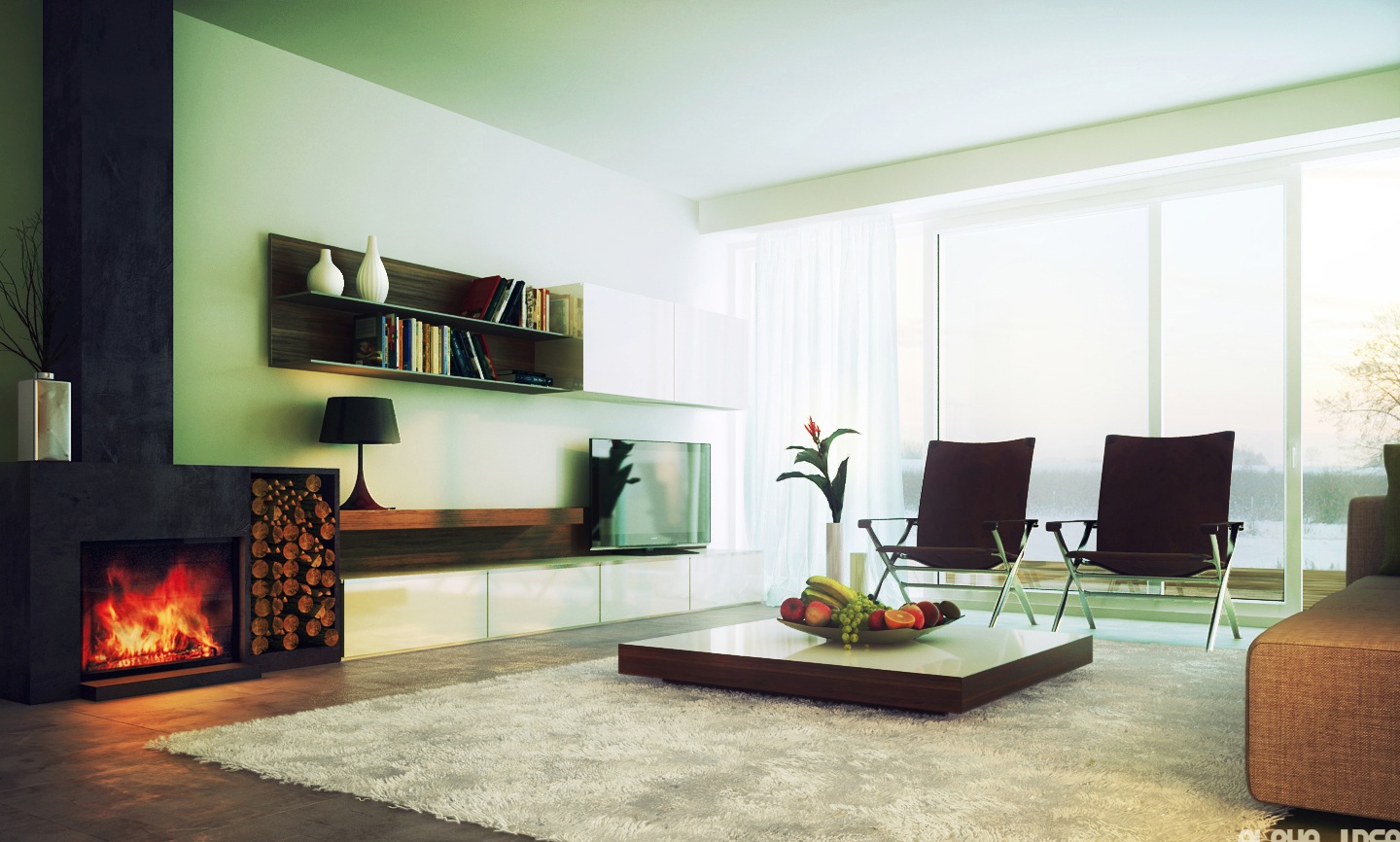 Zeitgenössischer moderner Design für das Wohnzimmer
