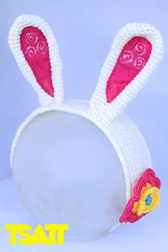 Crocheted Bunny Ears Tutorial