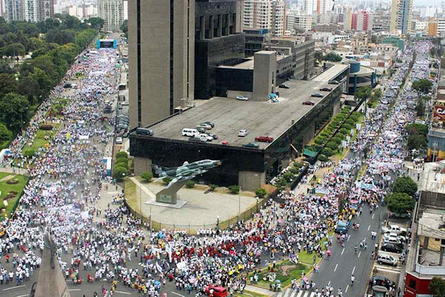 Marcha pela Vida em Lima, Peru.