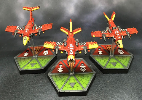 Ork Air Waaagh! Dakkajets for Aeronautica Imperialis