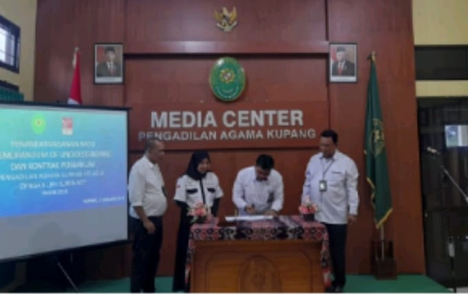 Tingkatkan Pelayanan Prima, Pengadilan Agama Kupang MOU dengan LBH Surya NTT 