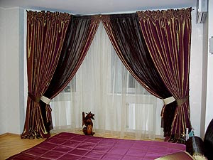 bedroom curtain design