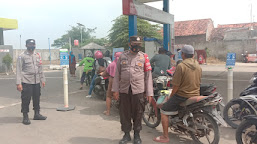 Polsek Kedokanbunder Secara Rutin Lakukan Pemantauan SPBU