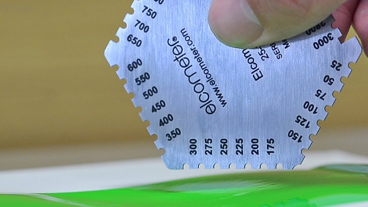 How is wet film thickness calculated?