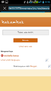 Hasil Pembuatan Blog