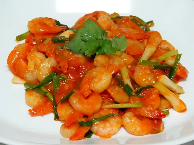 Easy Sweet Chili Shrimp at  Home