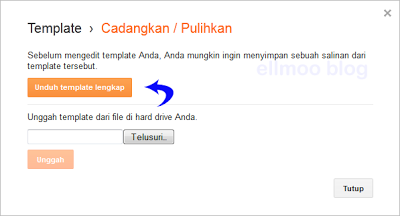 Unduh Salinan Template Blogger