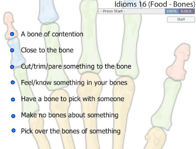 Chiew's CLIL EFL ESL ELL TEFL Free Online Games Activities: Food Idioms
