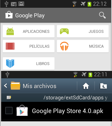  Google Play Store v.4.0.25 ya esta disponible  para android  descargarlo en APK ( VÍDEO)