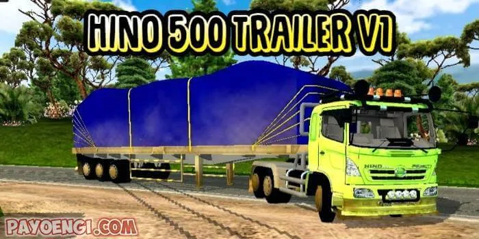 mod hino 500 trailer muatan siba surya v1