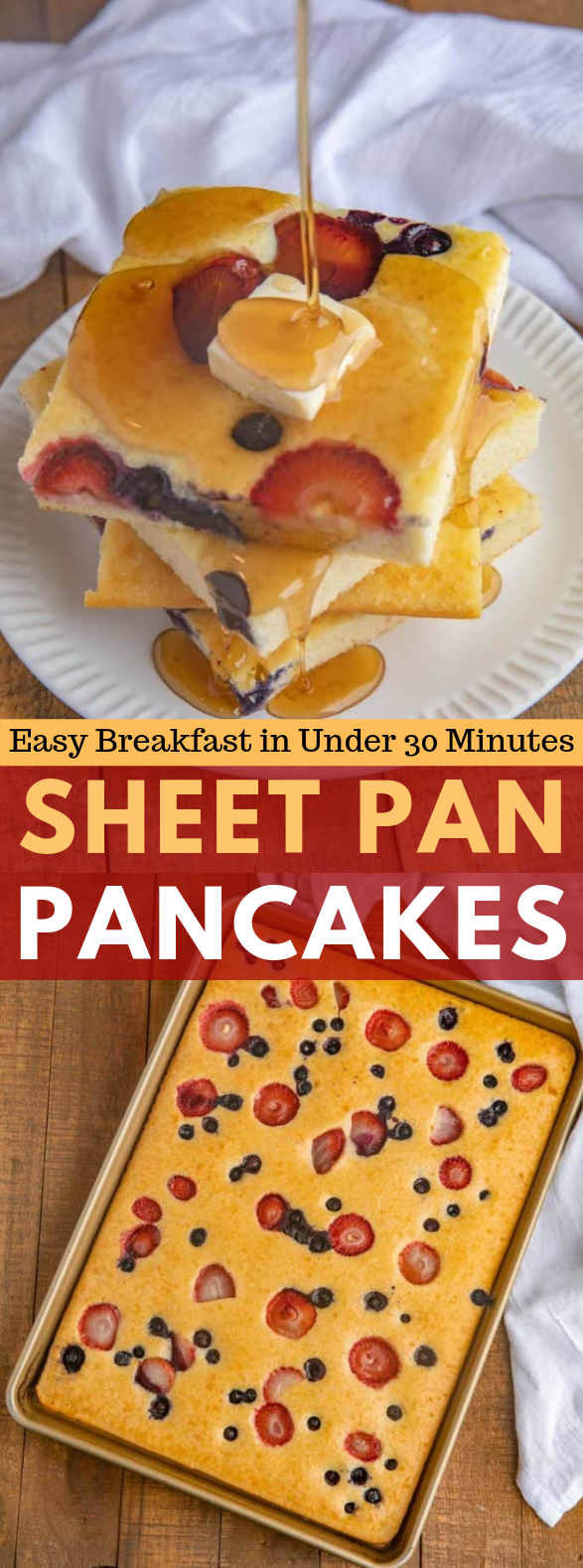 SHEET PAN PANCAKES #dessert #breakfast