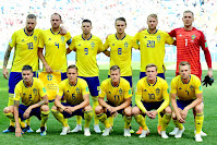 SELECCIÓN DE SUECIA - Temporada 2017-18 - Pontus Jansson, Andreas Granqvist, Marcus Berg, Albin Ekdal, Ola Toivonen, Robin Olsen; Mikael Lustig, Ludwig Augustinsson, John Guidetti, Emil Forsberg, Sebastian Larsson. SELECCIÓN DE SUECIA 1 (Granqvist) SELECCIÓN DE COREA DEL SUR 0. 18/06/2018. Copa Mundial de la FIFA Rusia 2018, fase de grupos, Grupo F, 1ª jornada. Nizhny Novgorod, Rusia, Nizhny Novgorod Stadium.