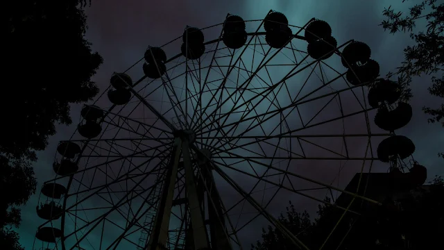 Ferris Wheel Night Sky