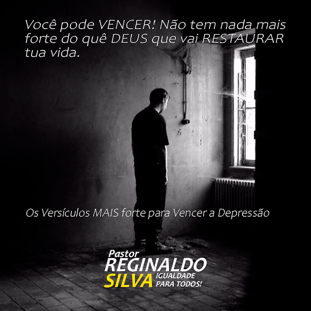 Você pode VENCER! Não tem nada mais forte do quê DEUS que vai RESTAURAR tua vida. Versículos para Vencer a Depressão