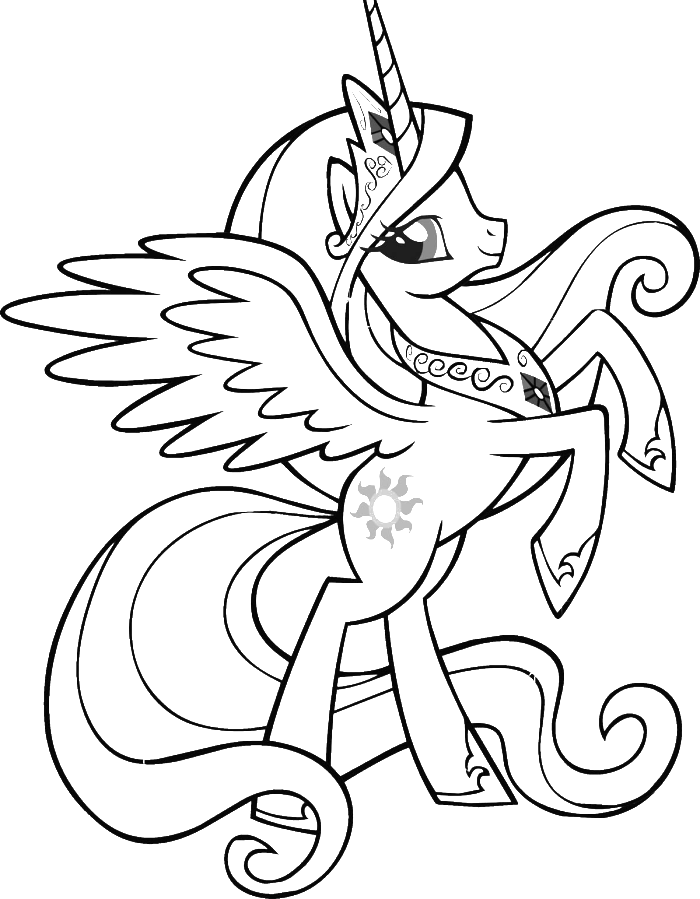 Free Printable My Little Pony Coloring Pages