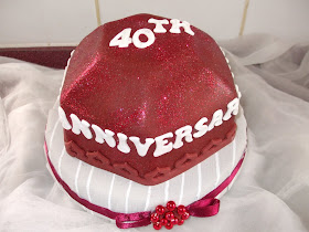 40th wedding anniversary cake » Fun Decorating